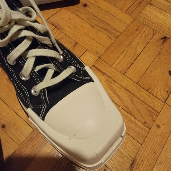 Rick Owens X Converse Turbodrk Hi Black/White - Picture 6 of 10